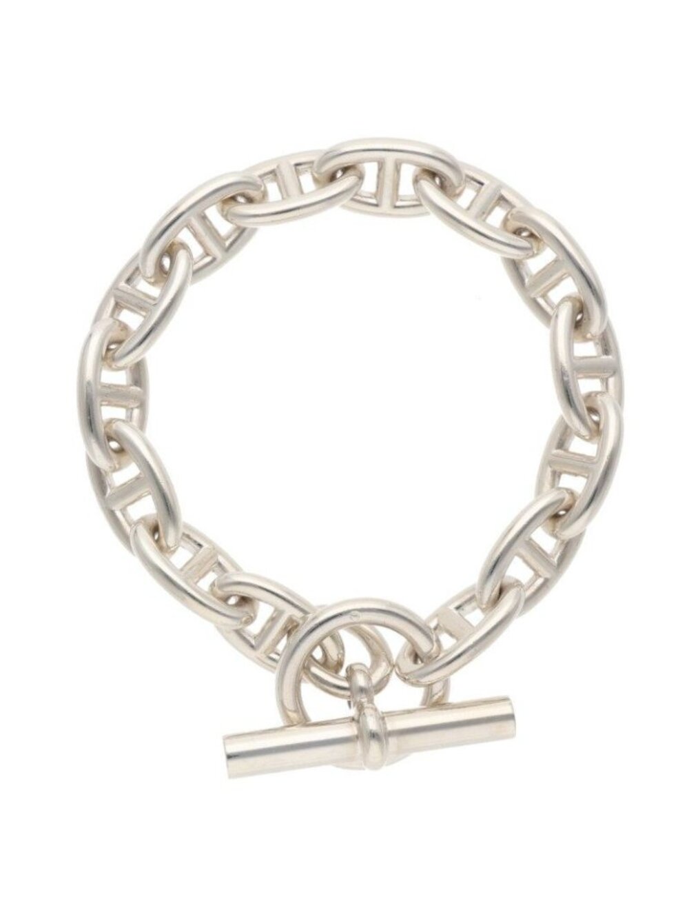 Hermes Chaine D'ancre GM Silver Bracelet
